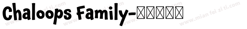 Chaloops Family字体转换